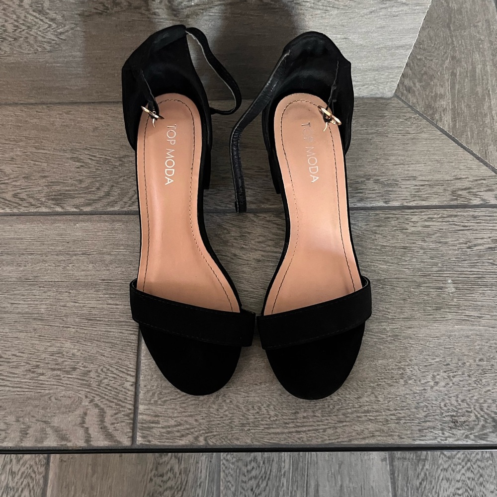 Top Moda Black Heels